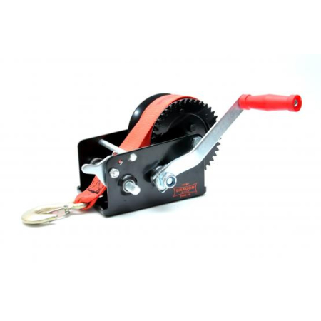 Wyciągarka Dragon Winch DWK 25 V – ręczna, 1133 kg, pas/lina 10 m, dwubiegowa